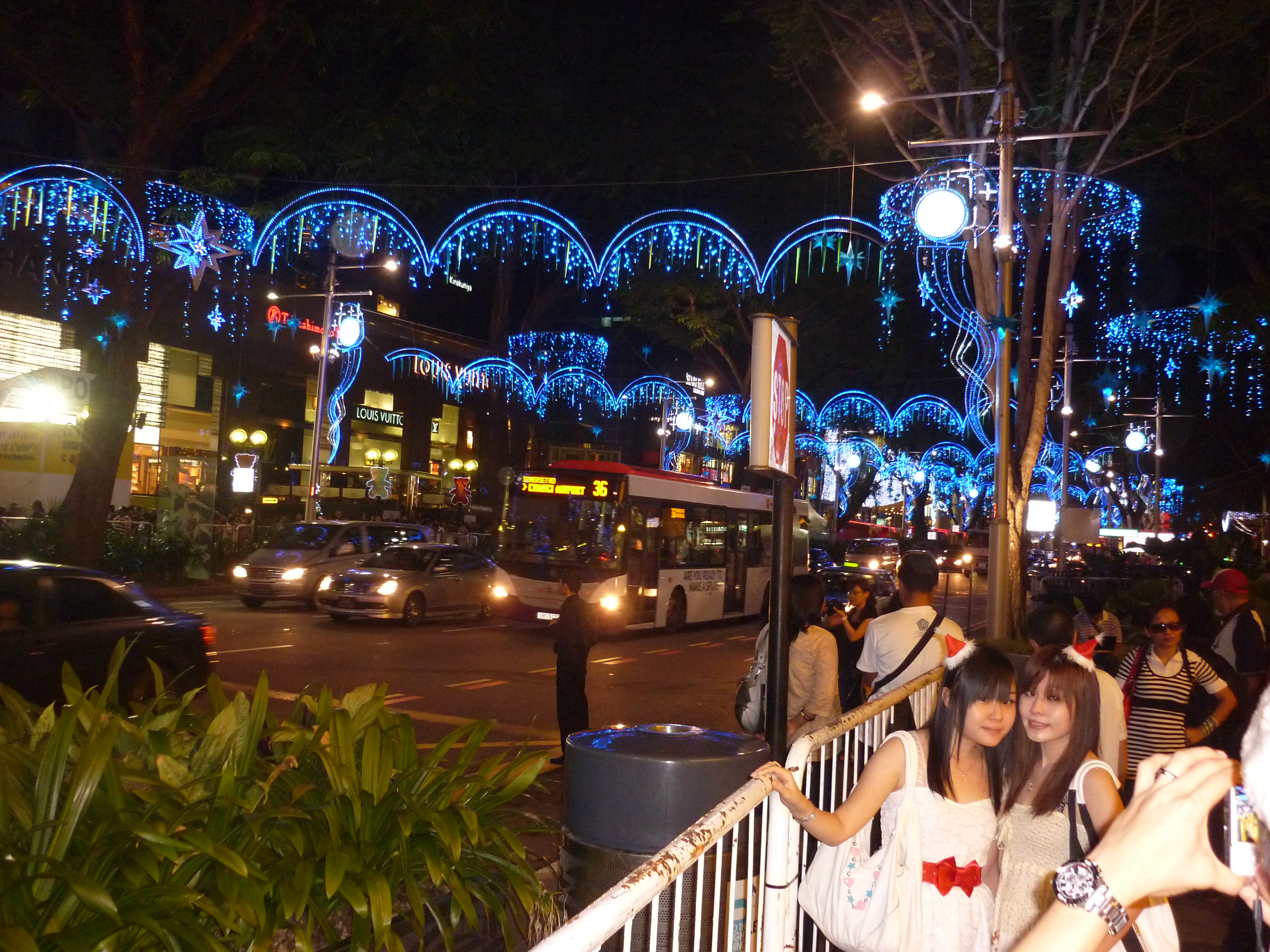 シンガポール オーチャードロードのクリスマス・イルミネーション